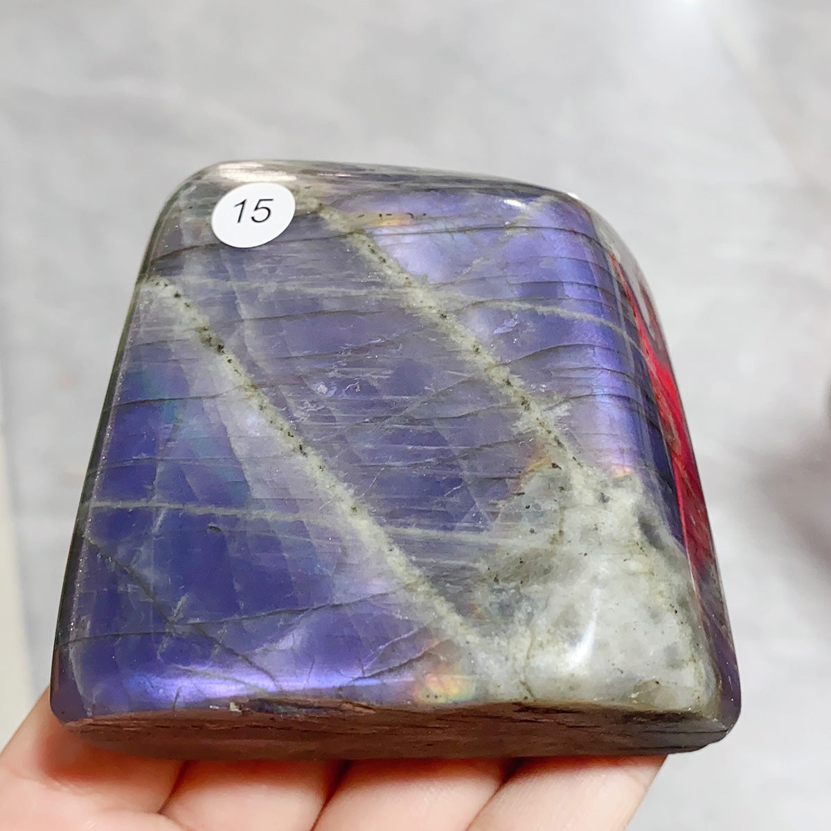Rainbow Purple Light Pull Feldspar Freeform Minerals