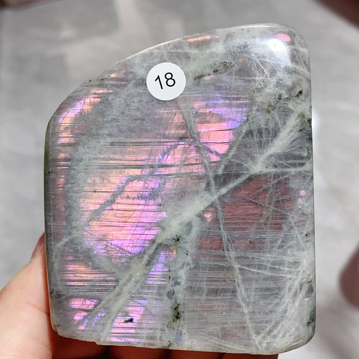 Rainbow Purple Light Pull Feldspar Freeform Minerals