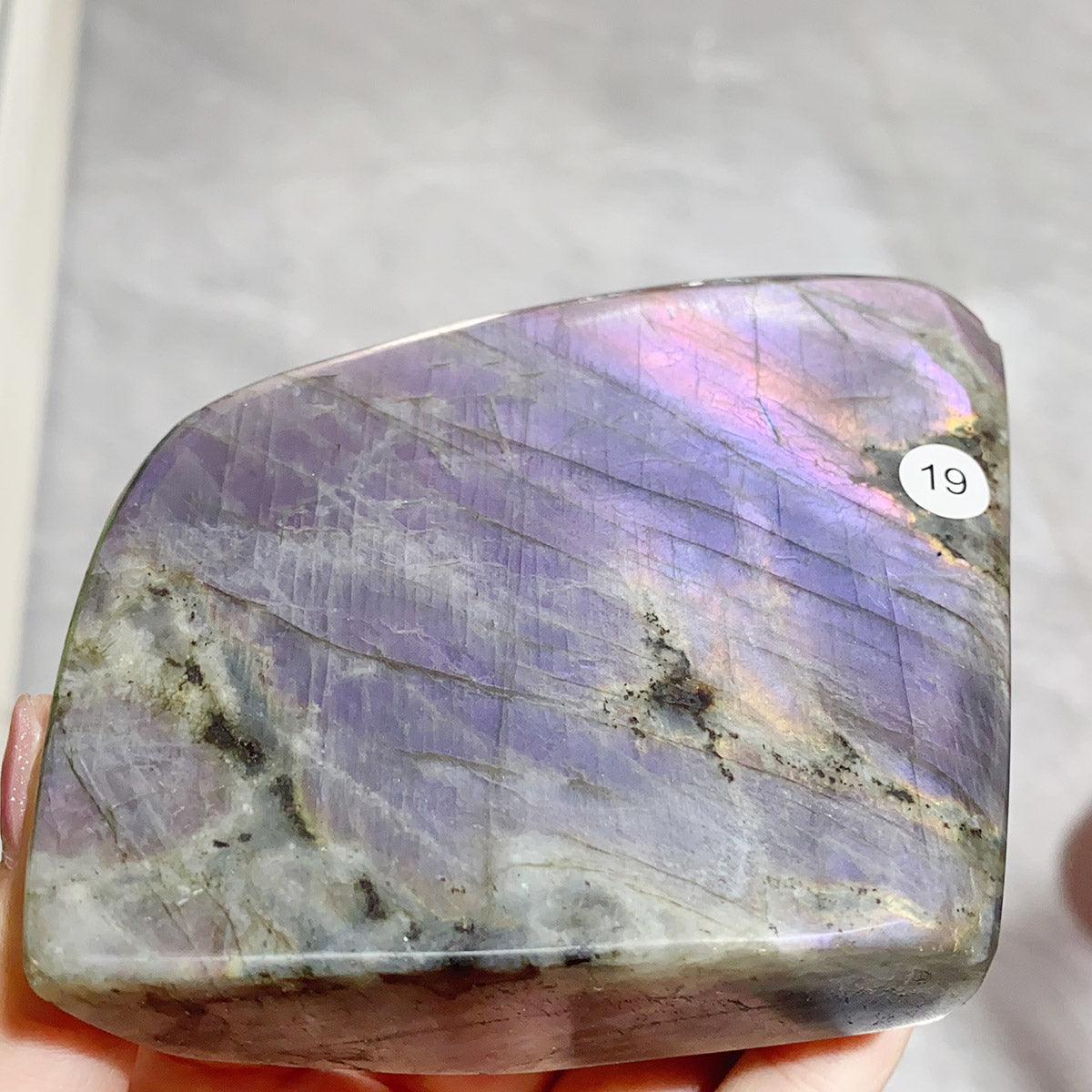 Rainbow Purple Light Pull Feldspar Freeform Minerals