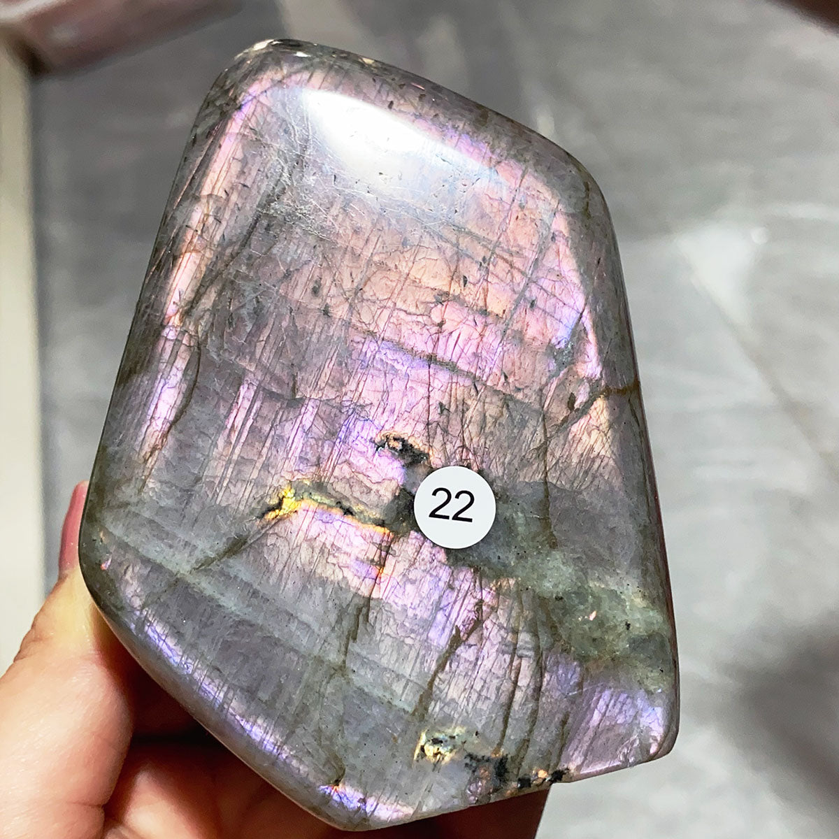Rainbow Purple Light Pull Feldspar Freeform Minerals
