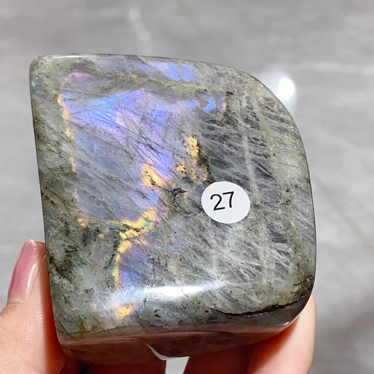 Rainbow Purple Light Pull Feldspar Freeform Minerals