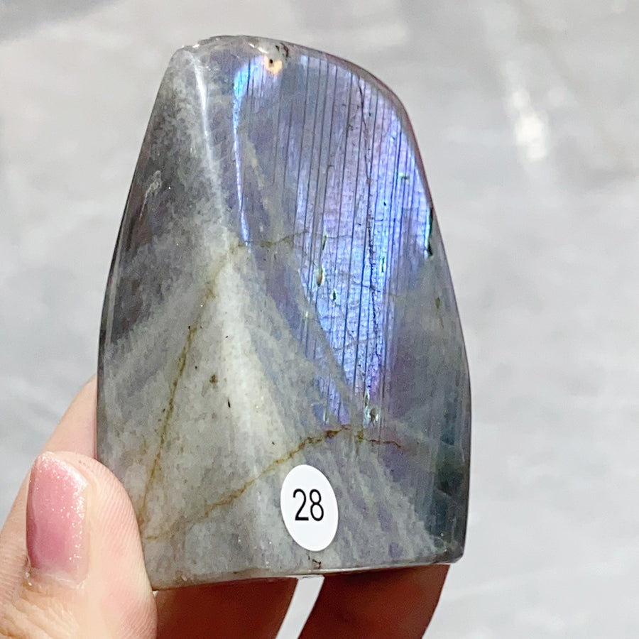 Rainbow Purple Light Pull Feldspar Freeform Minerals