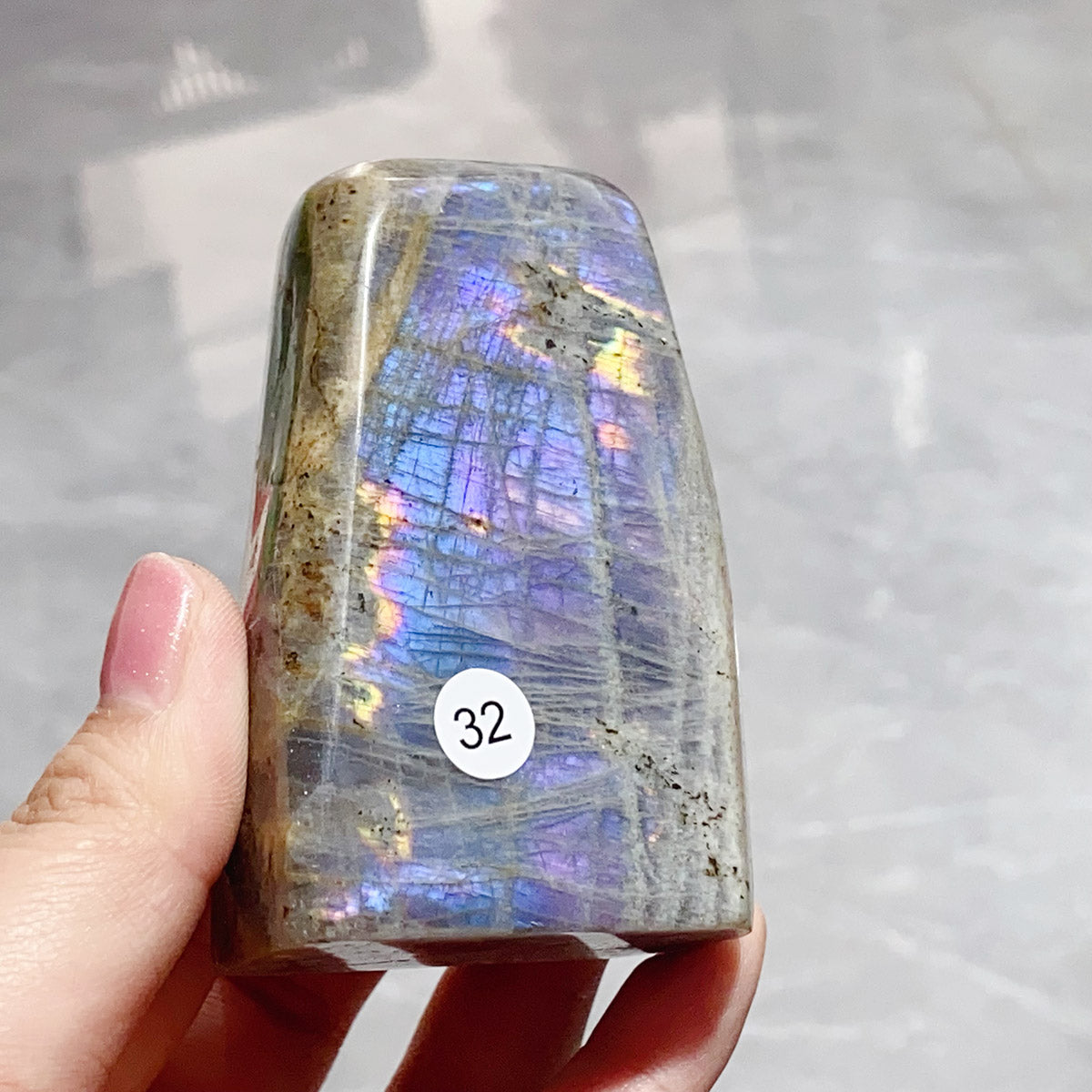 Rainbow Purple Light Pull Feldspar Freeform Minerals