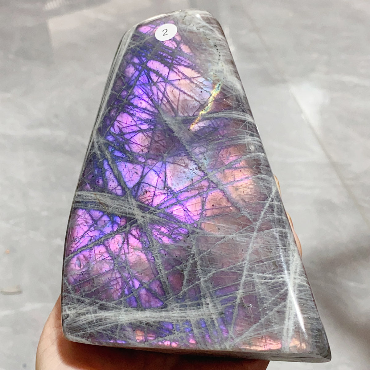 Rainbow Purple Light Pull Feldspar Freeform Minerals