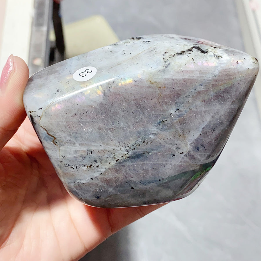 Rainbow Purple Light Pull Feldspar Freeform Minerals