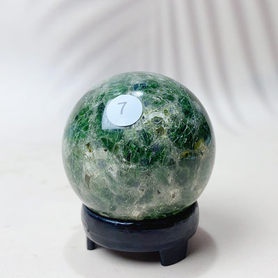 Diopside Mineral Gemstone High Quality Crystal Sphere