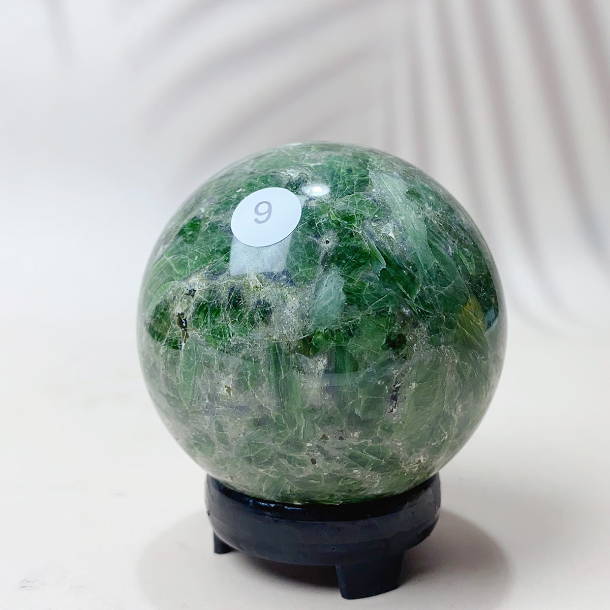 Diopside Mineral Gemstone High Quality Crystal Sphere