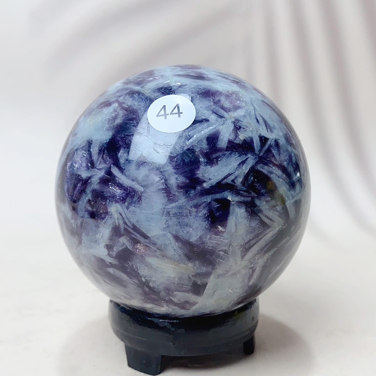Natural Purple Fluorite Root Crystal Sphere Purple