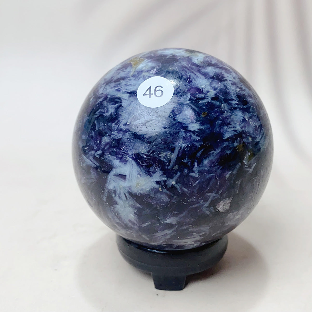 Natural Purple Fluorite Root Crystal Sphere Purple