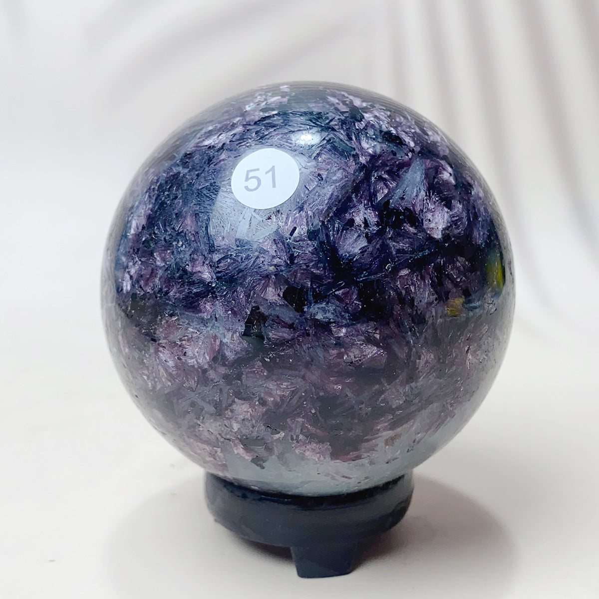 Natural Purple Fluorite Root Crystal Sphere Purple