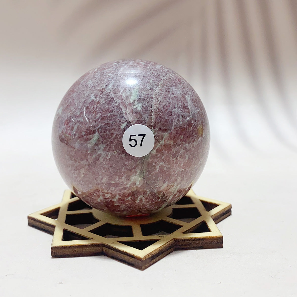 Natural Amazonite Garnet Crystal Sphere