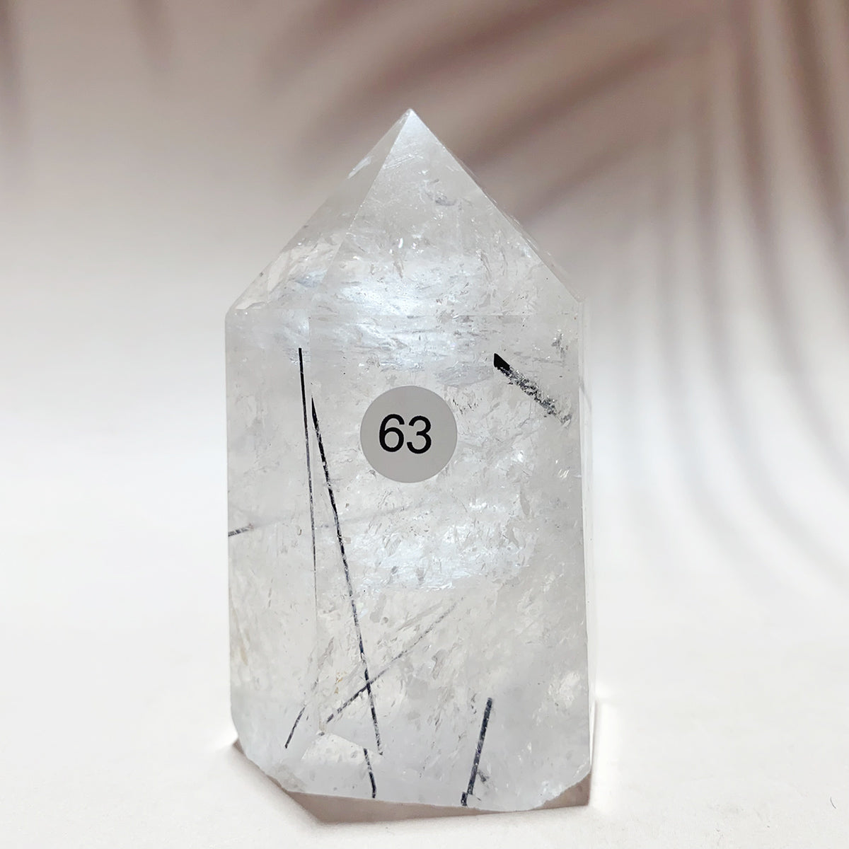 Natural Black Tourmaline Crystal Tower