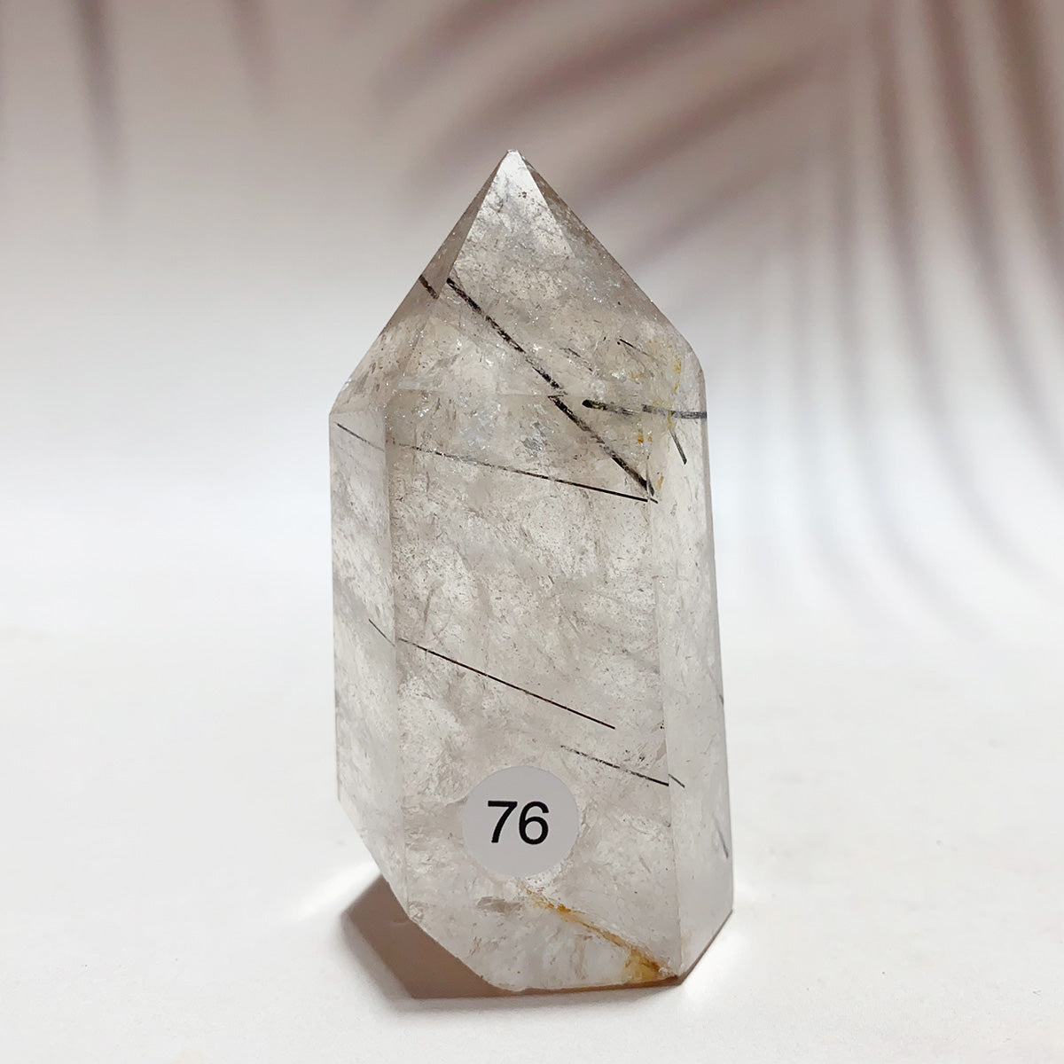 Natural Black Tourmaline Crystal Tower