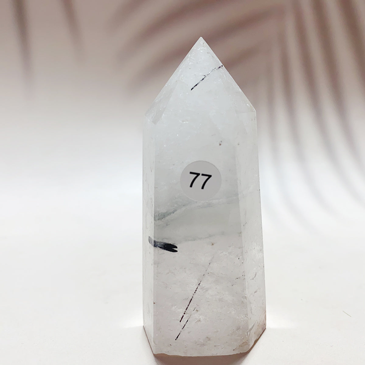 Natural Black Tourmaline Crystal Tower