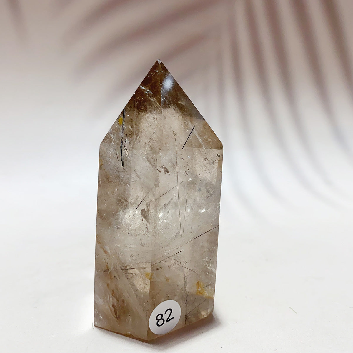 Natural Black Tourmaline Crystal Tower