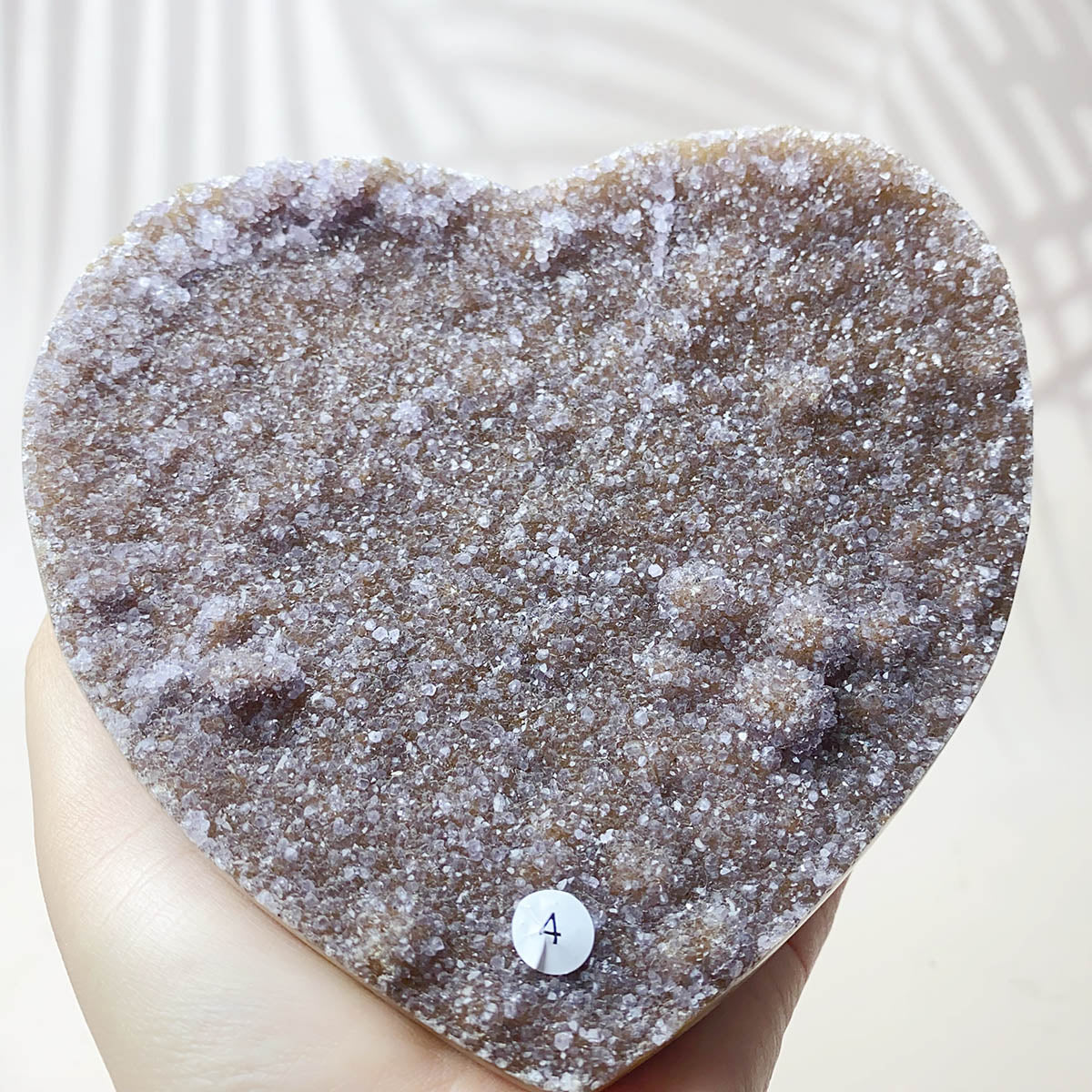 Large Size Natural Crystal Gemstone Amethyst Cluster Love Heart