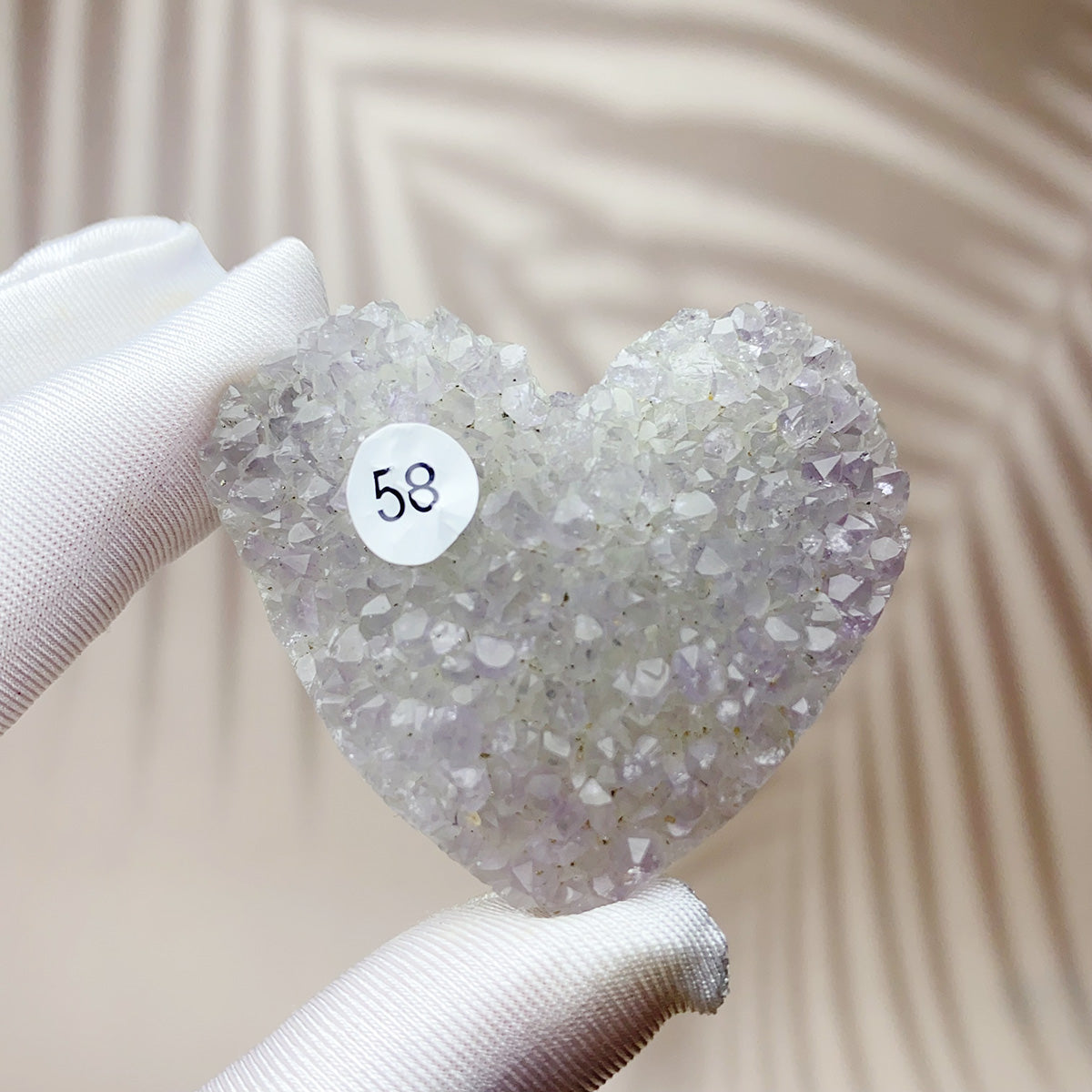 Natural Small Amethyst Cluster Love Heart Raw Stone Crystal