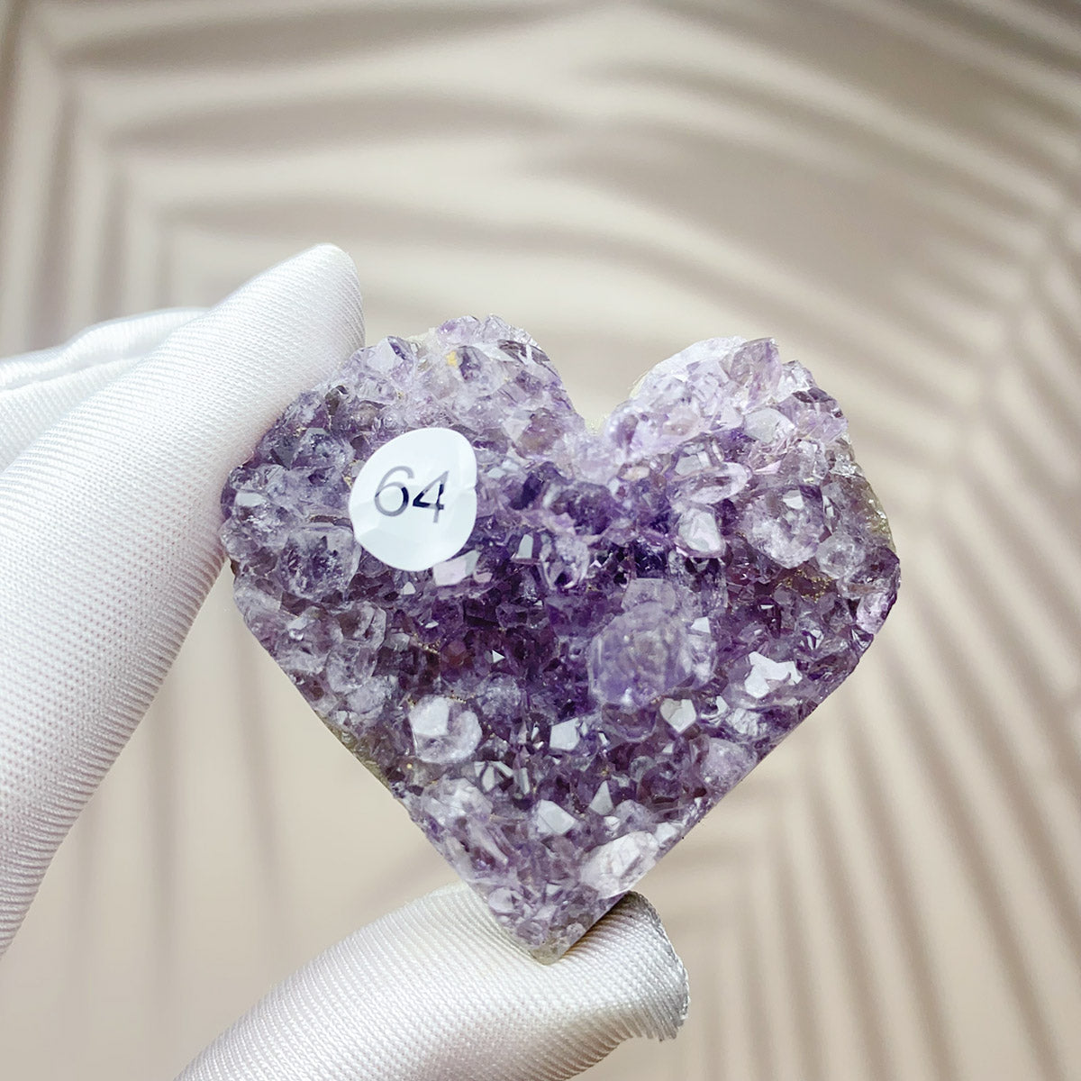 Natural Small Amethyst Cluster Love Heart Raw Stone Crystal