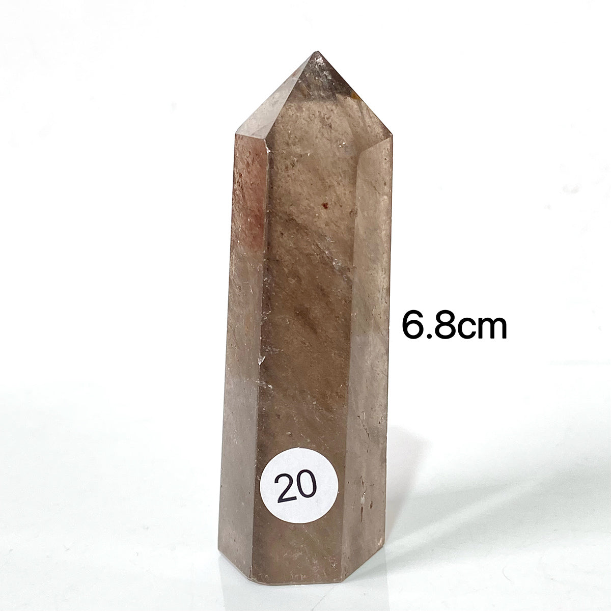 Natural Smokey Quartz Dark Color Crystal Tower