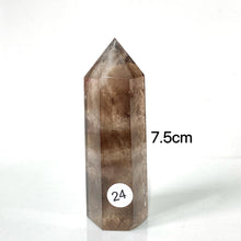 Load image into Gallery viewer, Natural Smokey Quartz Dark Color Crystal Tower