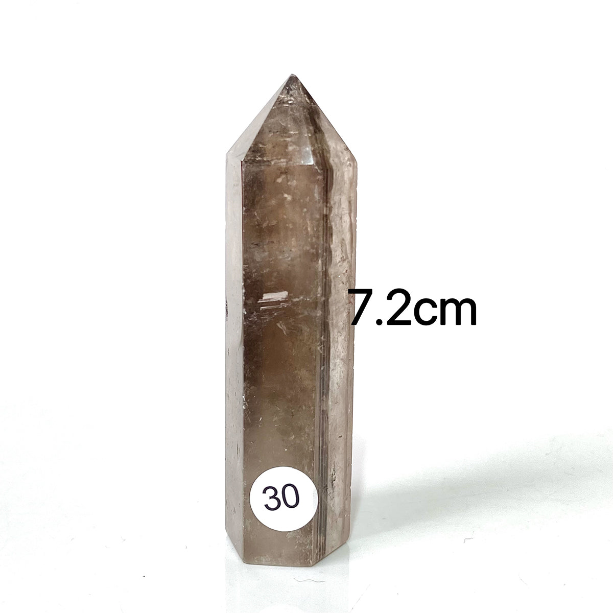 Natural Smokey Quartz Dark Color Crystal Tower