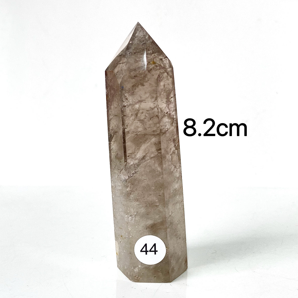 Natural Smokey Quartz Dark Color Crystal Tower