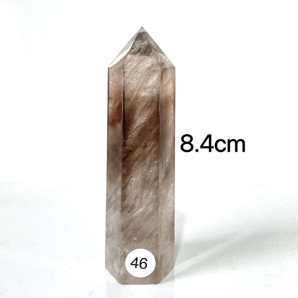 Natural Smokey Quartz Dark Color Crystal Tower