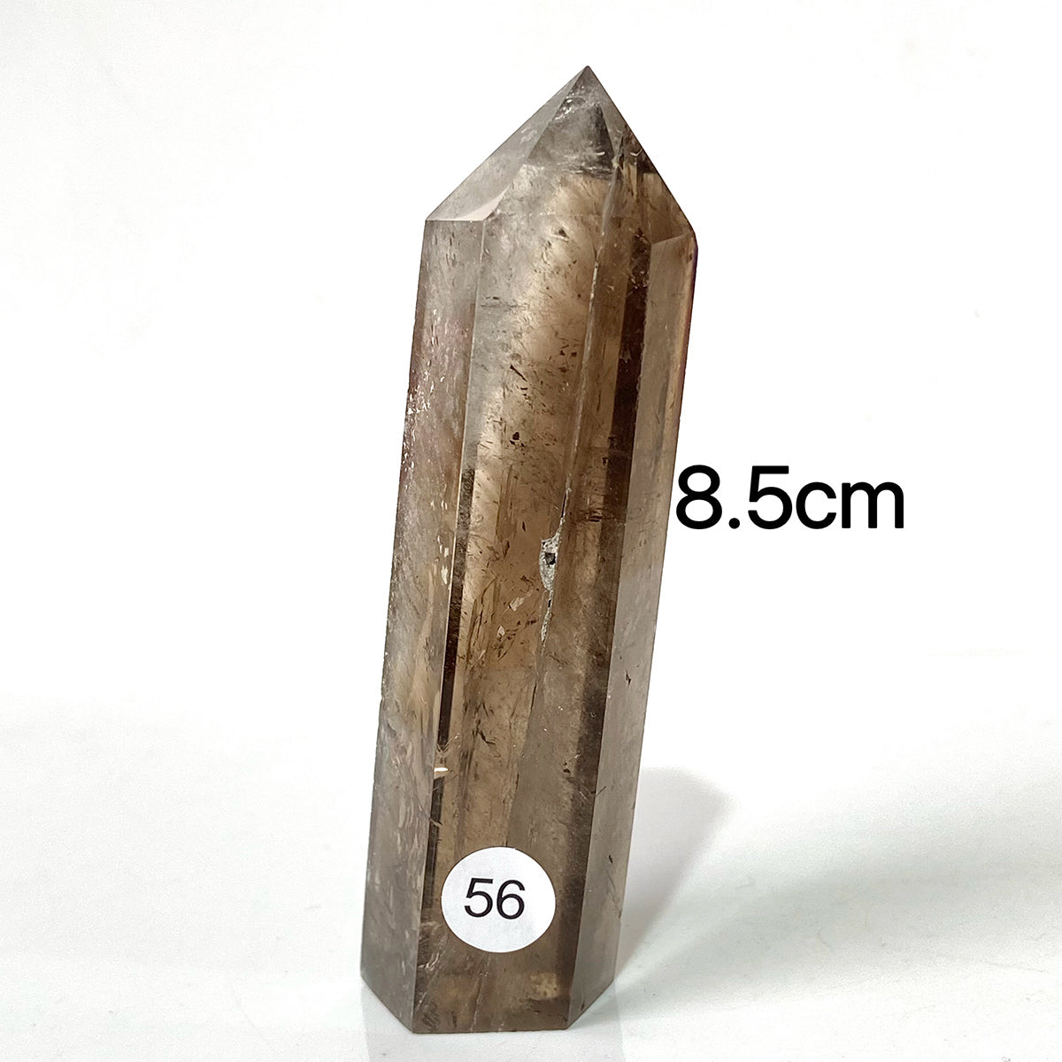 Natural Smokey Quartz Dark Color Crystal Tower