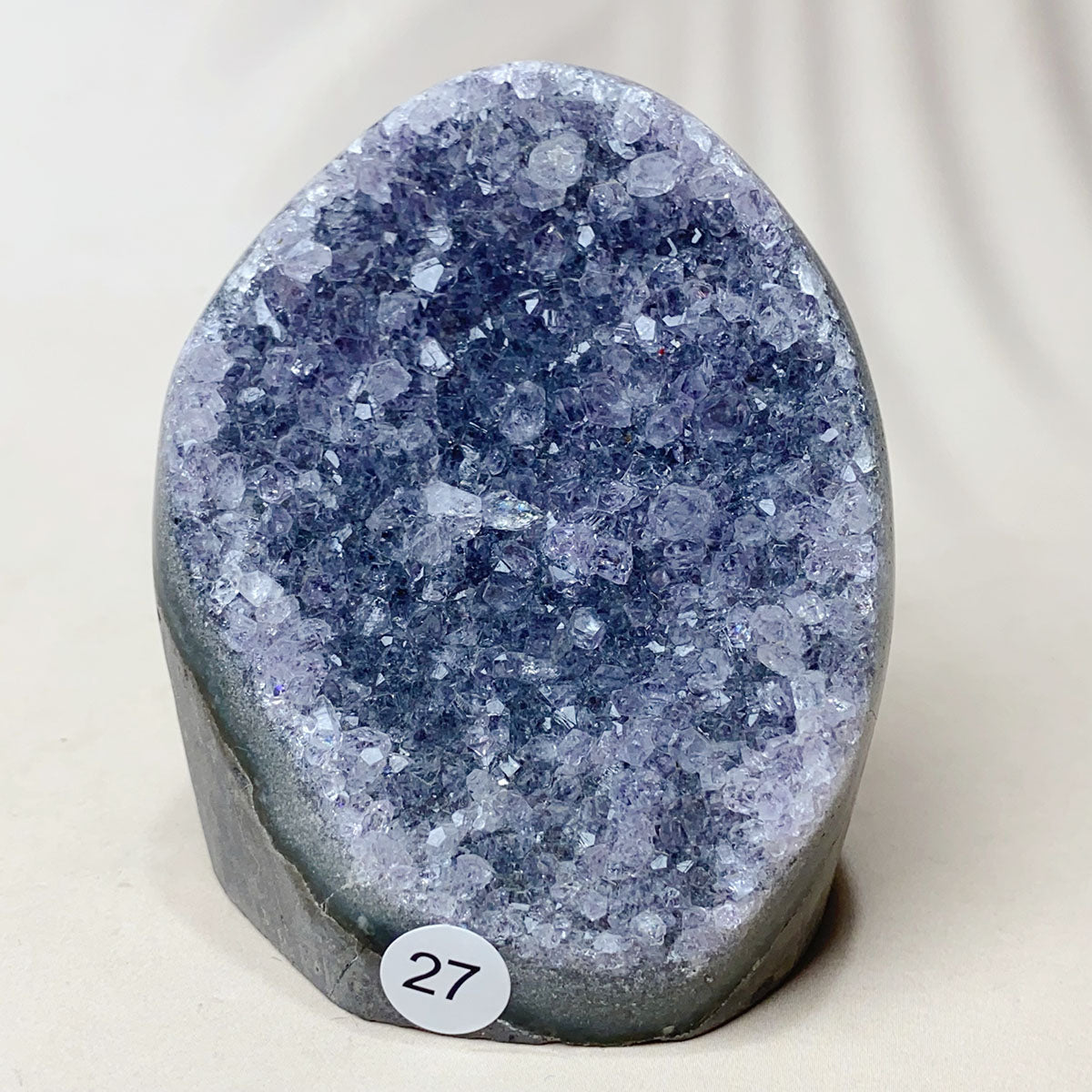 Natural Crystal Cluster Amethyst Crystal Hole Raw Stone