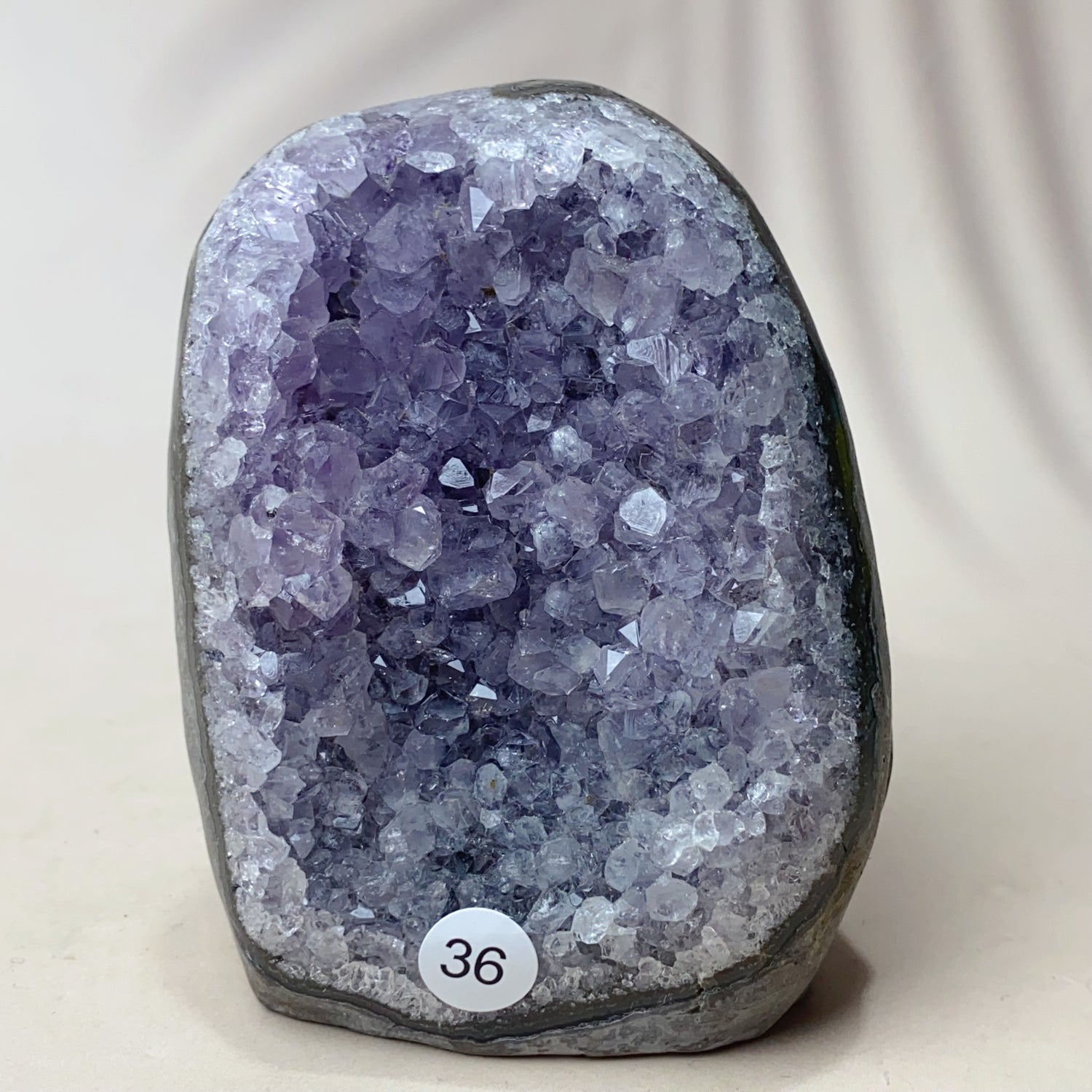 Natural Crystal Cluster Amethyst Crystal Hole Raw Stone