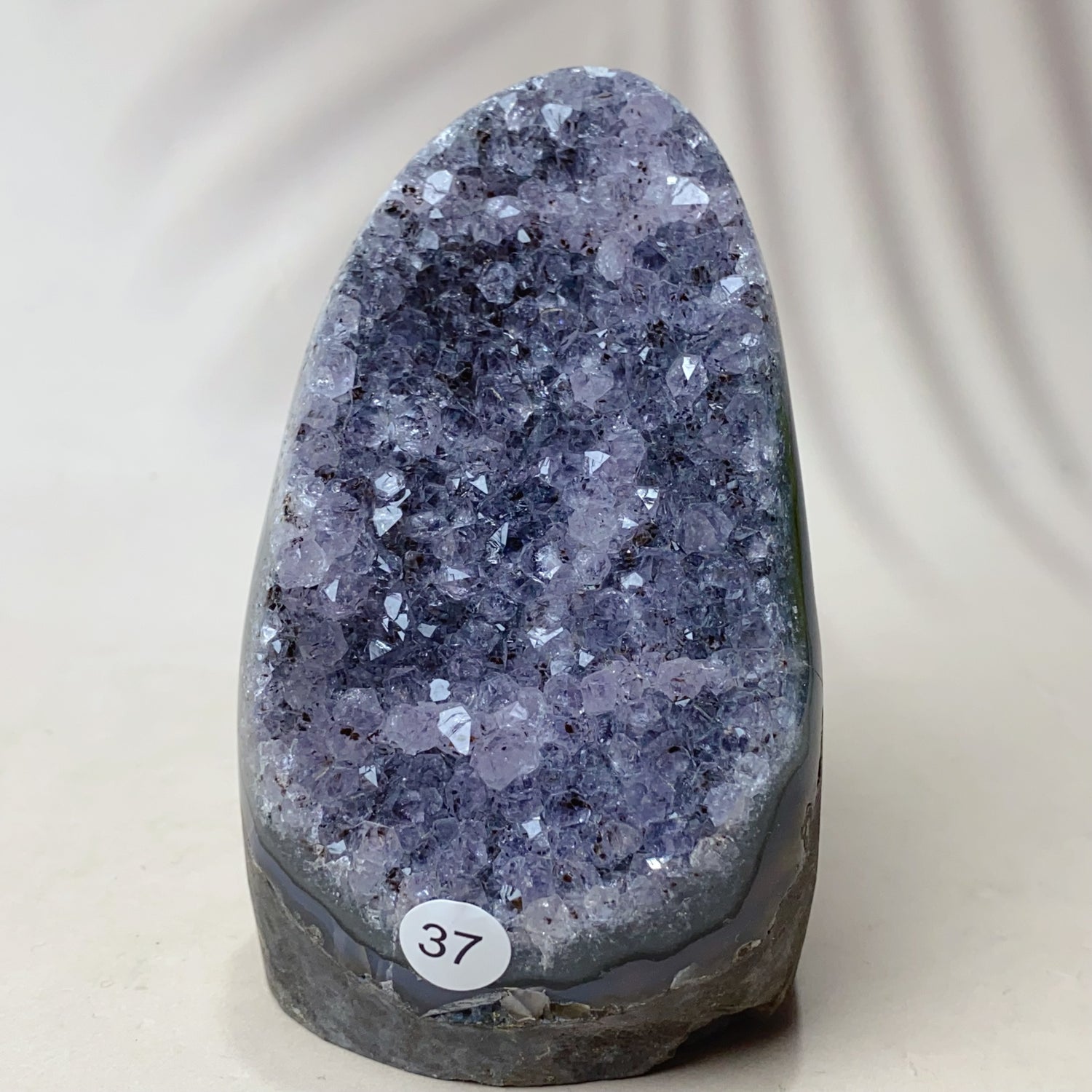 Natural Crystal Cluster Amethyst Crystal Hole Raw Stone
