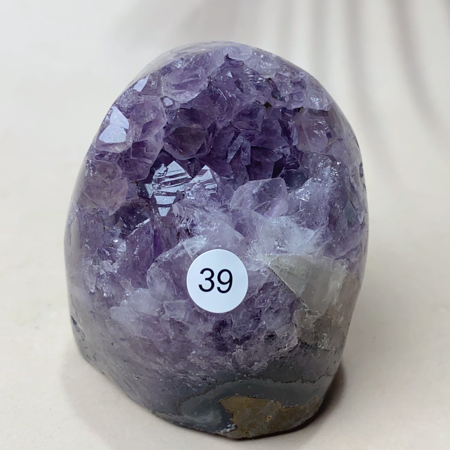 Natural Crystal Cluster Amethyst Crystal Hole Raw Stone