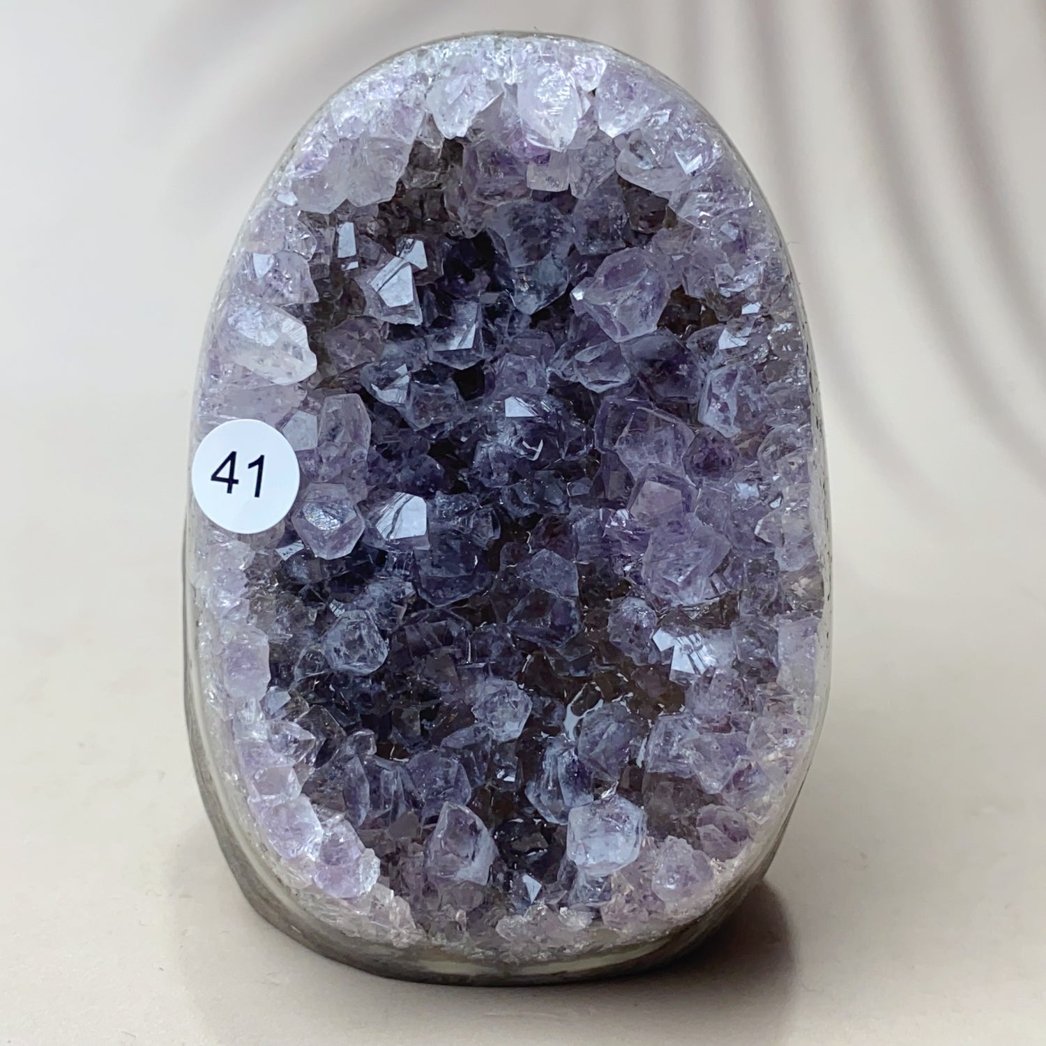 Natural Crystal Cluster Amethyst Crystal Hole Raw Stone