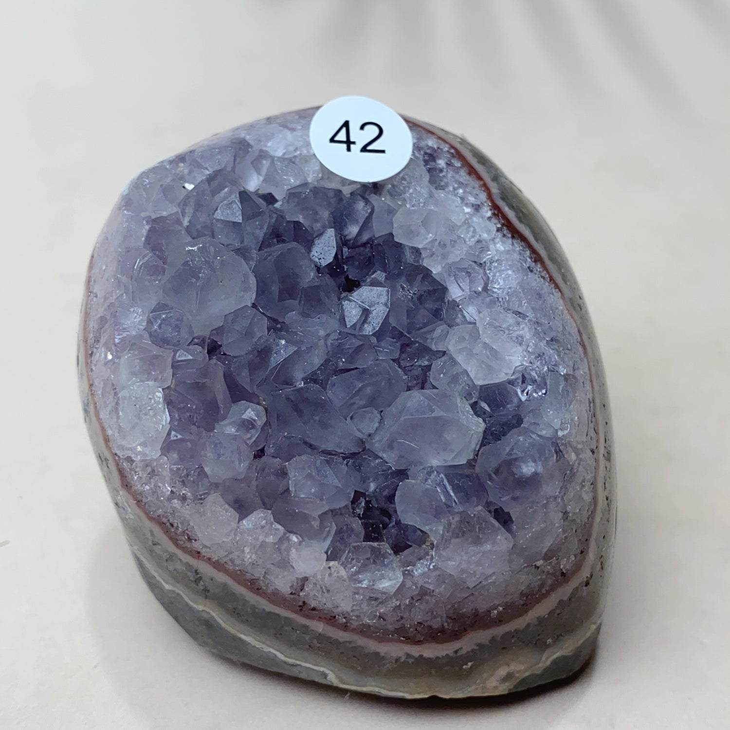 Natural Crystal Cluster Amethyst Crystal Hole Raw Stone
