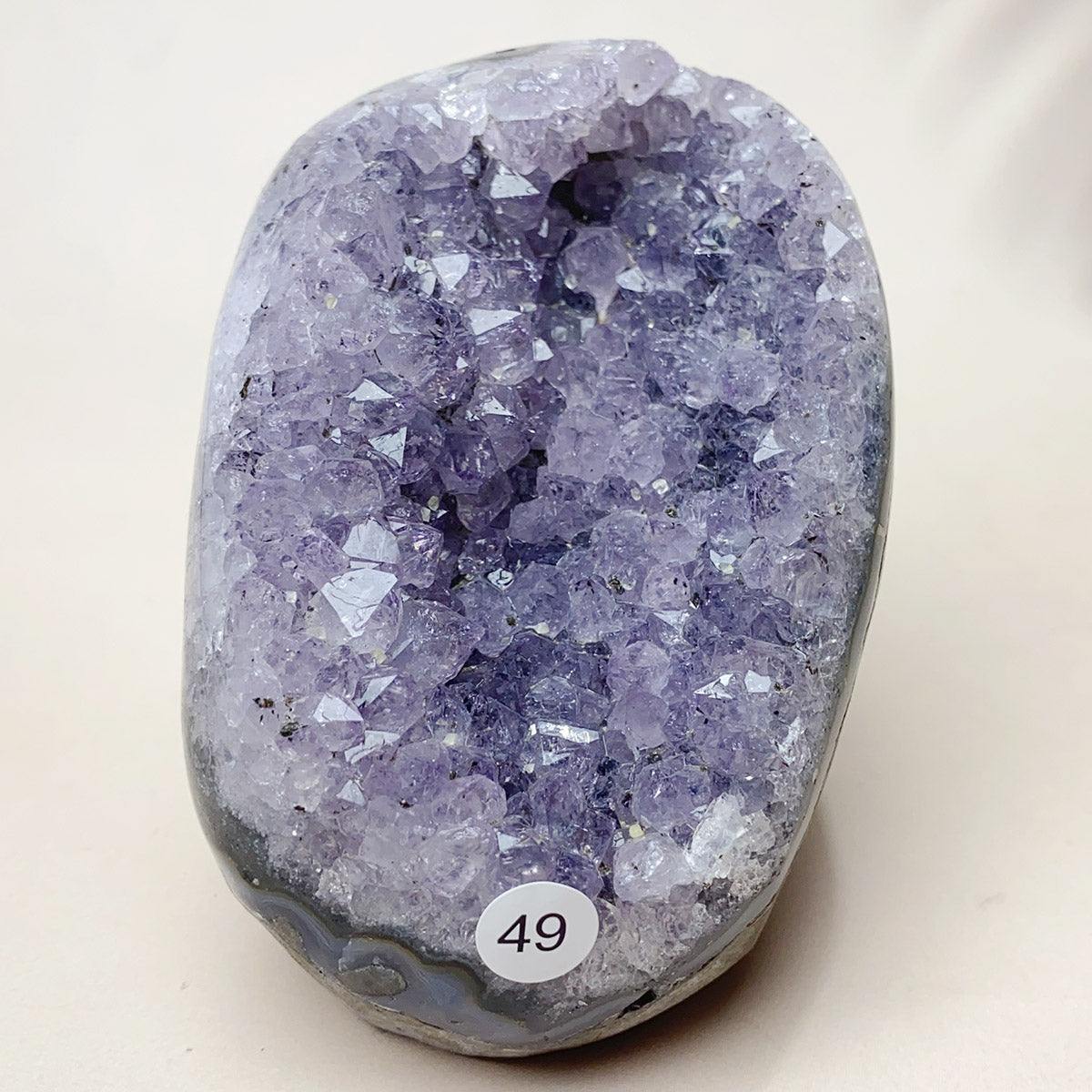 Natural Crystal Cluster Amethyst Crystal Hole Raw Stone