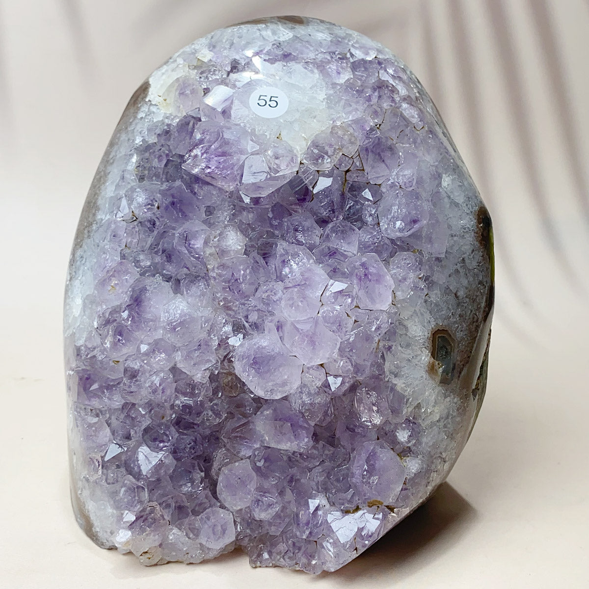 Natural Crystal Cluster Amethyst Crystal Hole Raw Stone