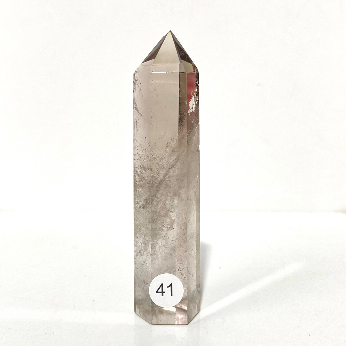 Natural Smokey Quartz Crystal Tower