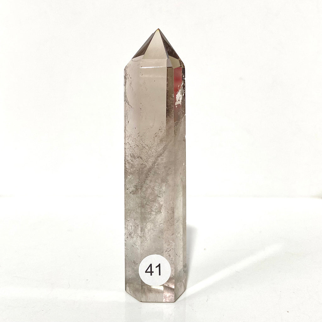 Natural Smokey Quartz Crystal Tower