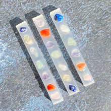 Load image into Gallery viewer, Crystal Seven Chakra Selenite Sticks