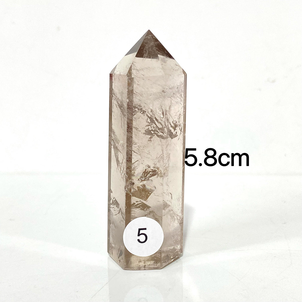 Natural Smokey Quartz Crystal Tower