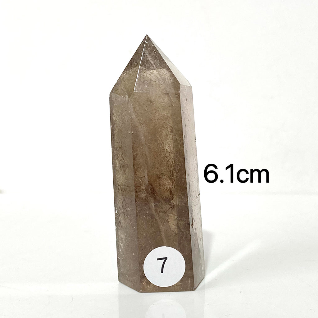 Natural Smokey Quartz Crystal Tower