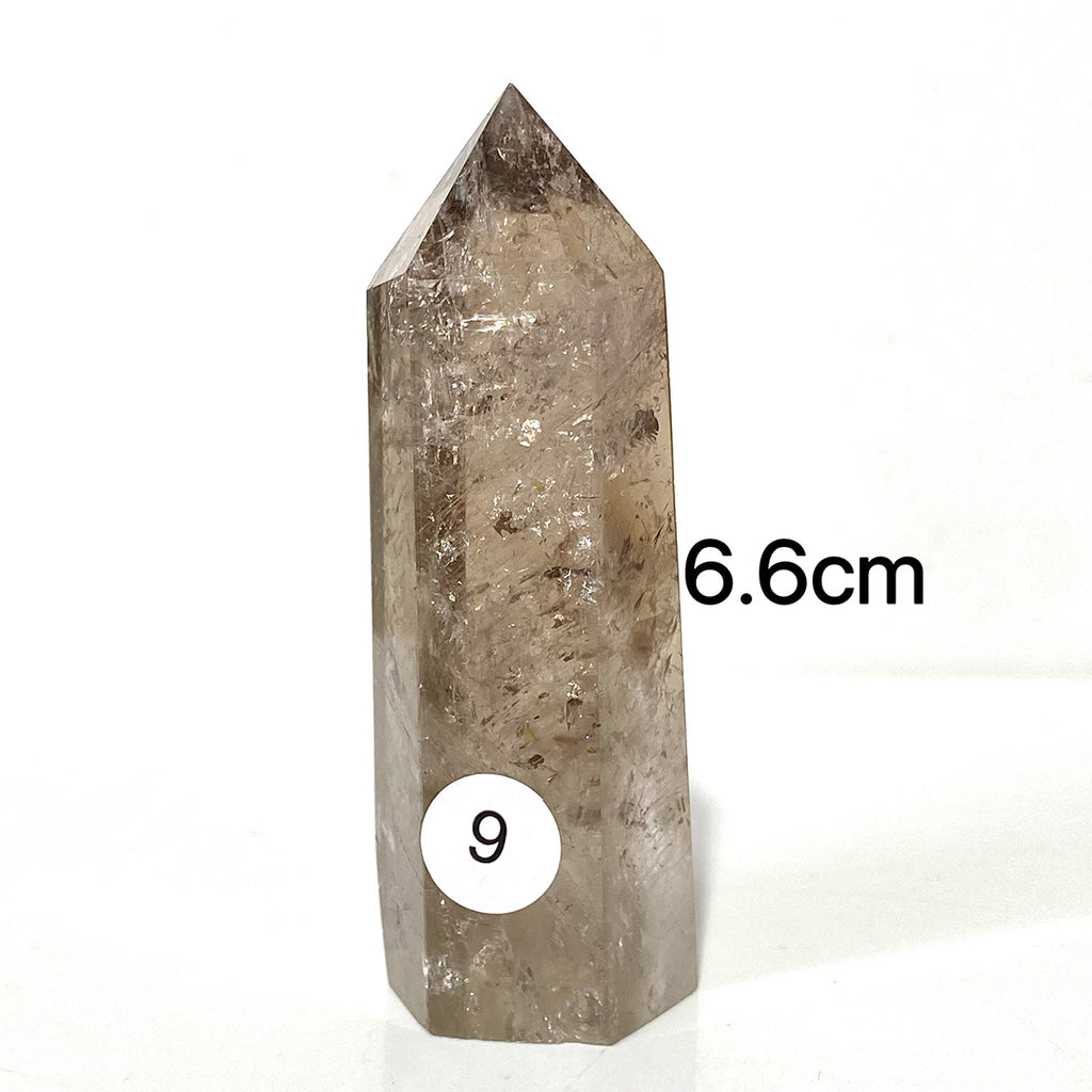 Natural Smokey Quartz Crystal Tower