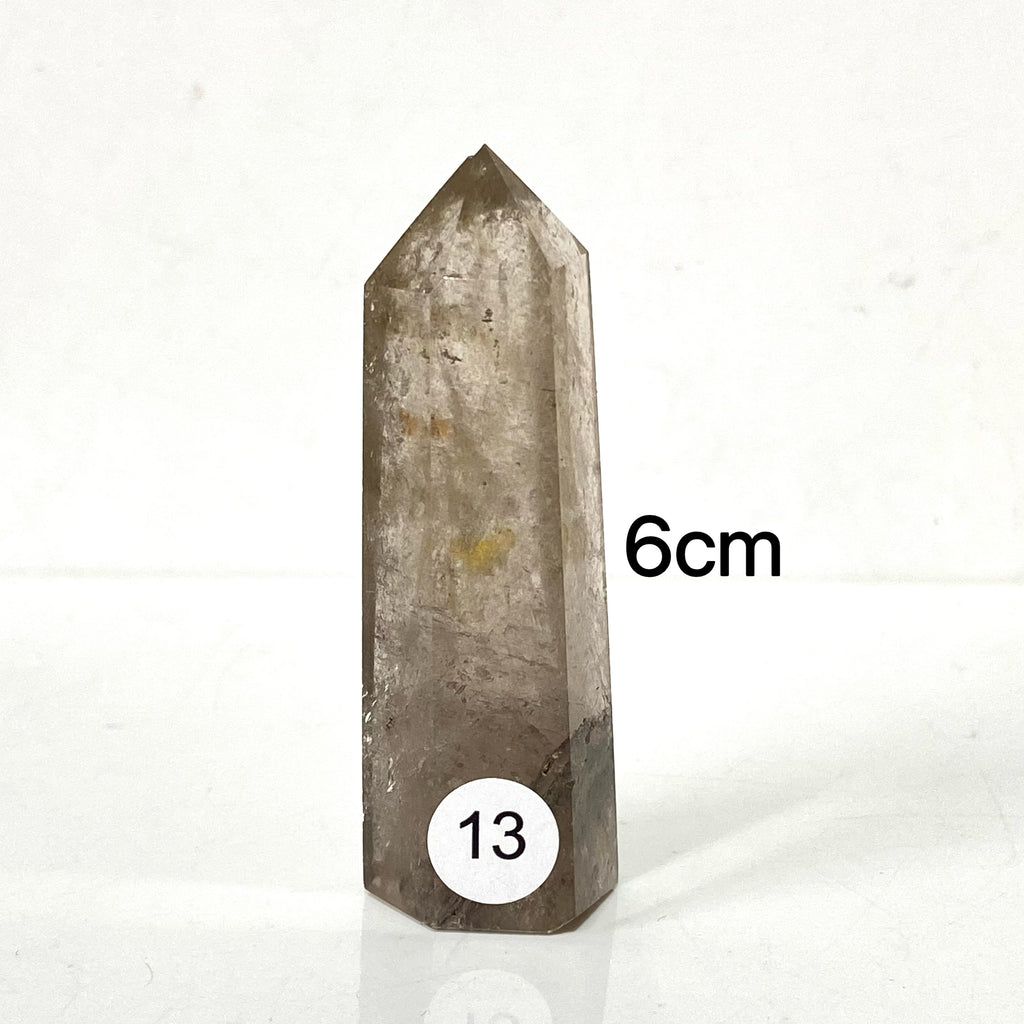 Natural Smokey Quartz Crystal Tower