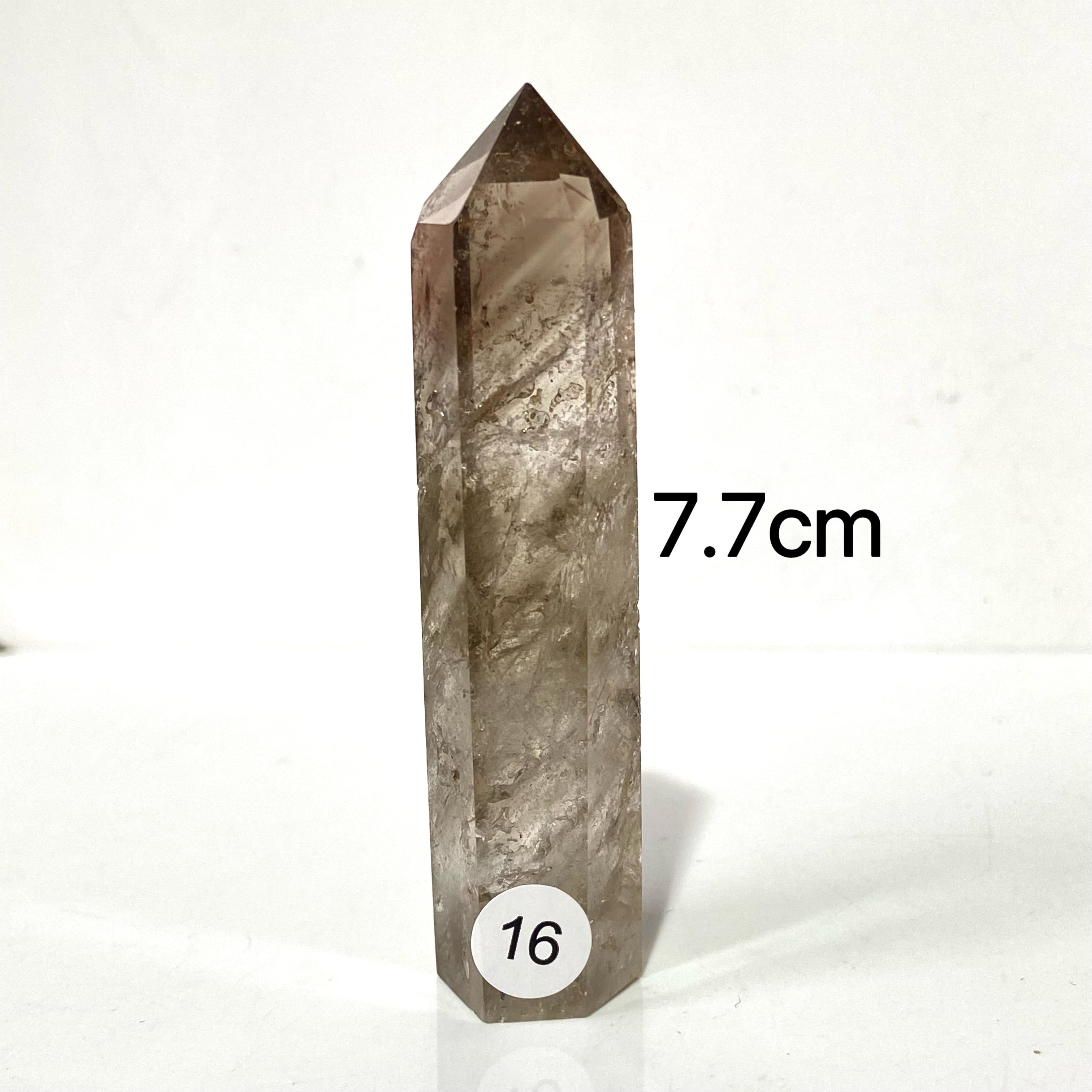 Natural Smokey Quartz Crystal Tower