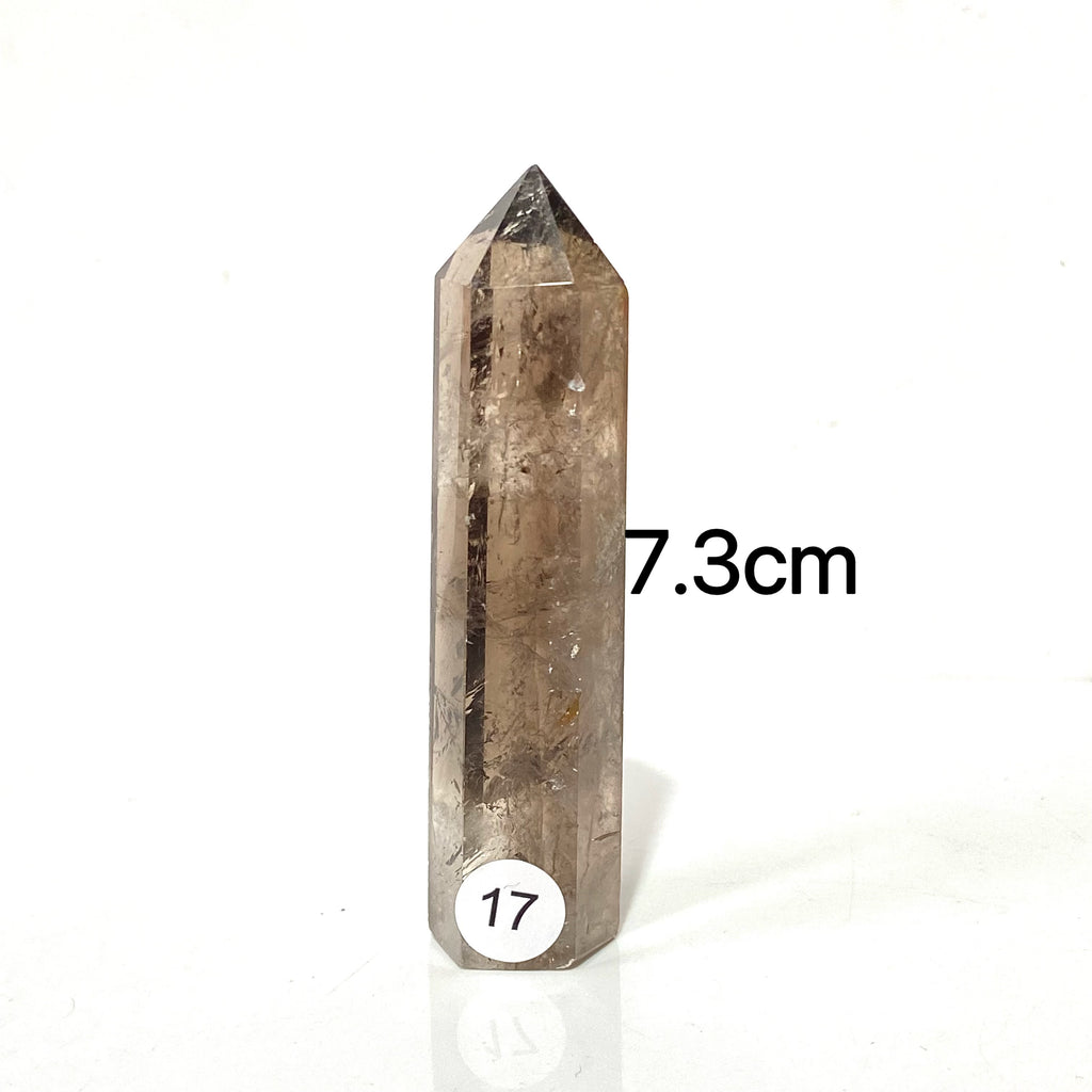 Natural Smokey Quartz Crystal Tower