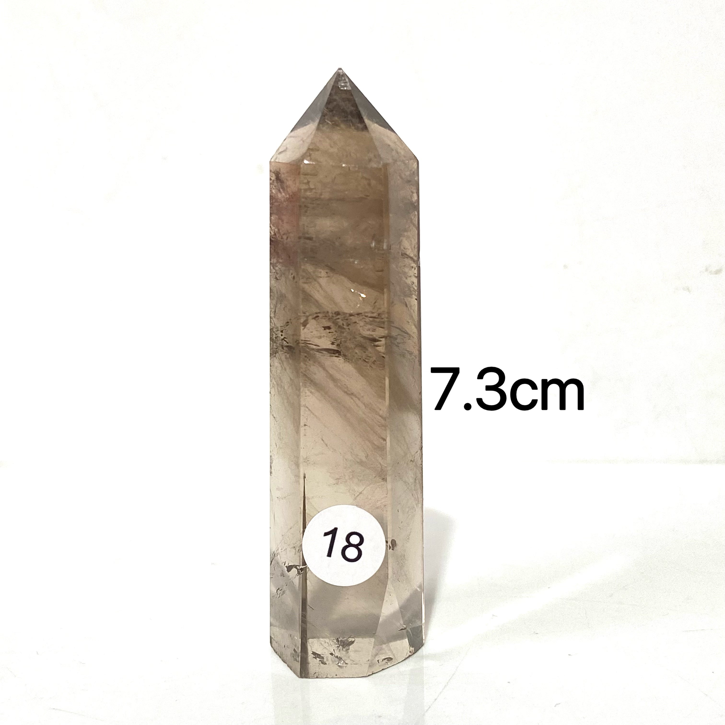 Natural Smokey Quartz Crystal Tower