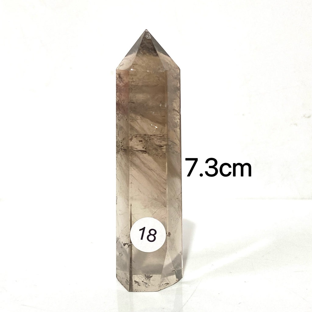 Natural Smokey Quartz Crystal Tower