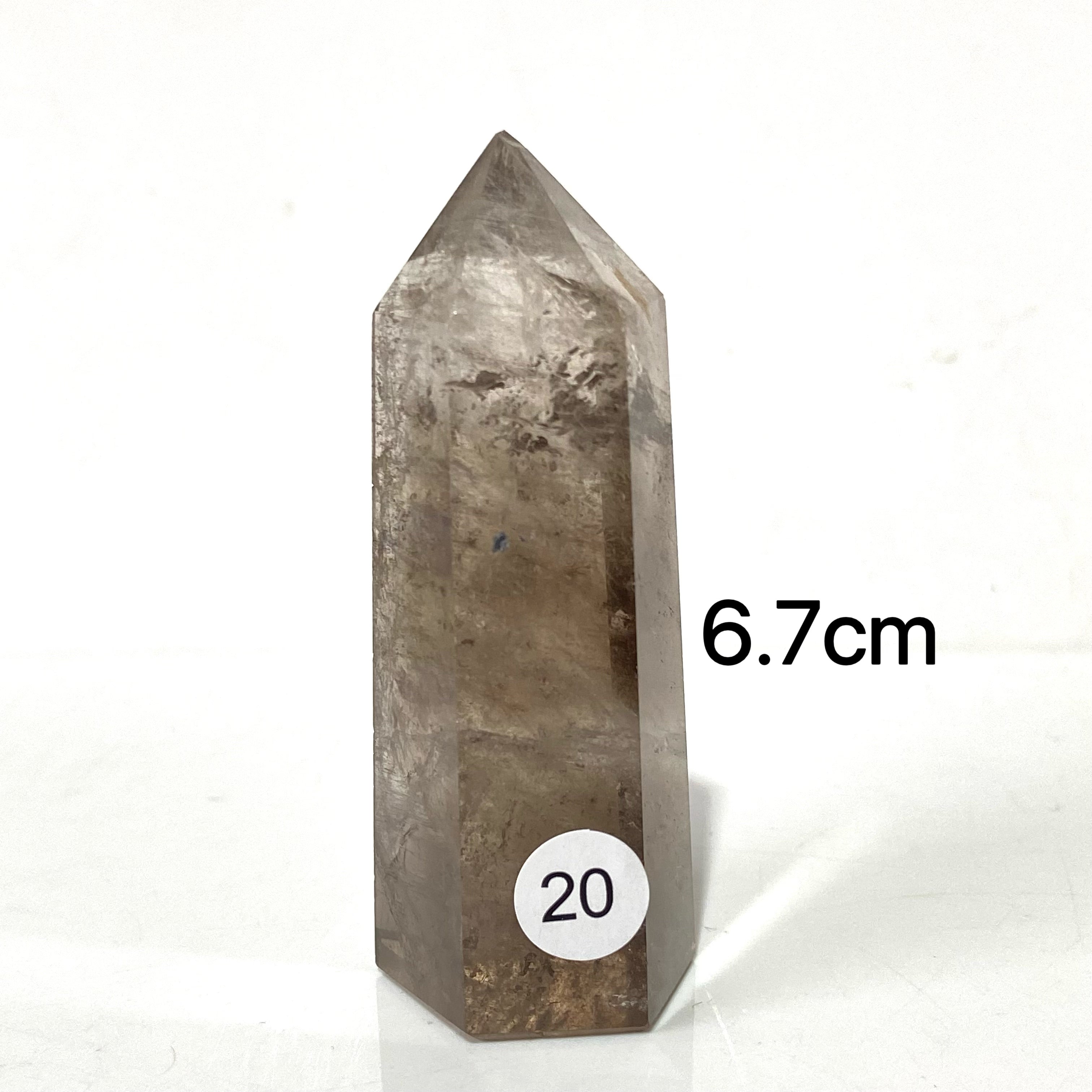 Natural Smokey Quartz Crystal Tower
