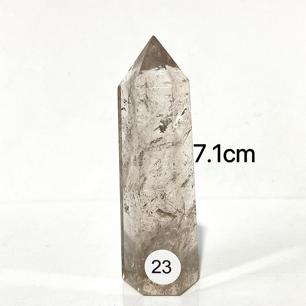 Natural Smokey Quartz Crystal Tower