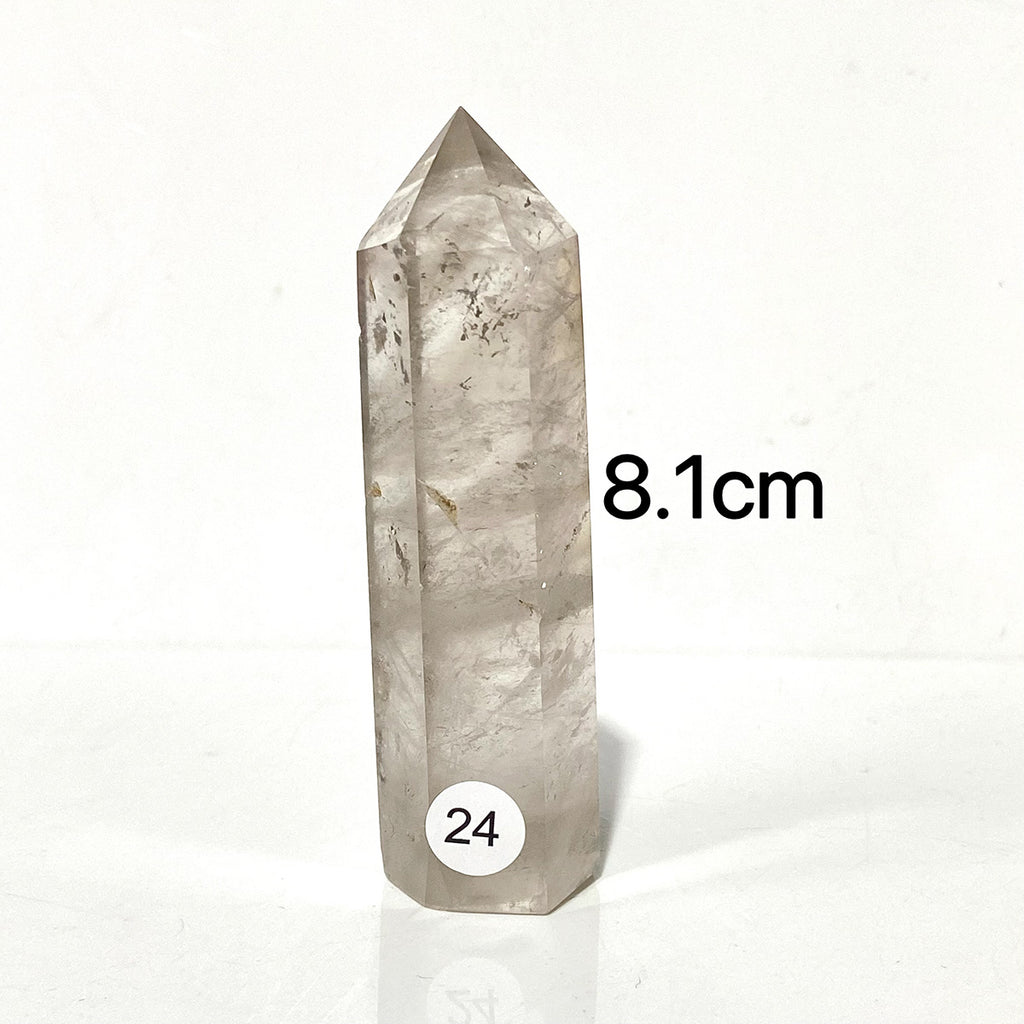 Natural Smokey Quartz Crystal Tower